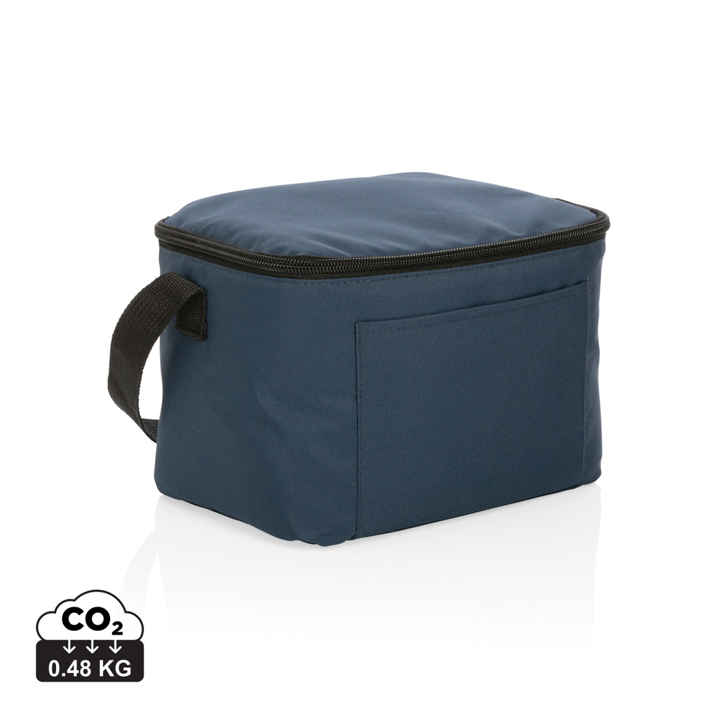 Sac isotherme en rPET publicitaire Impact Bleu marine